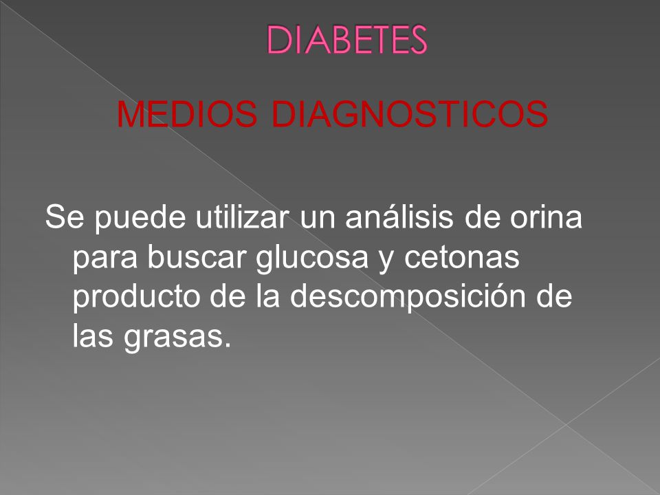 análisis de orina para diabetes mellitus